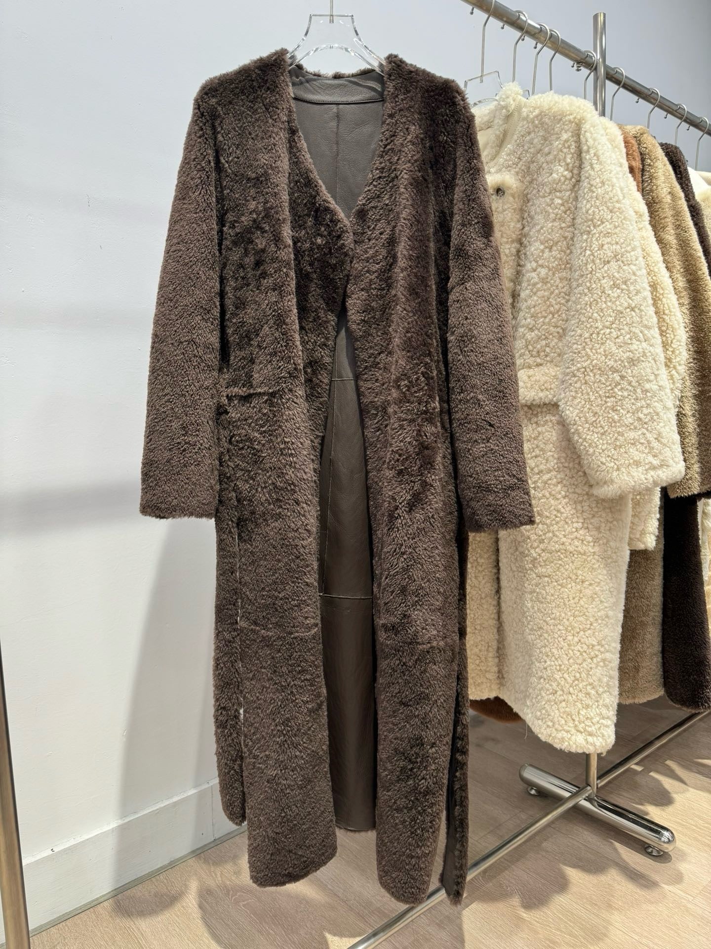 Sheepskin coat