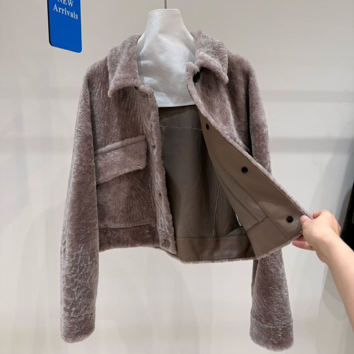 Sheepskin coat