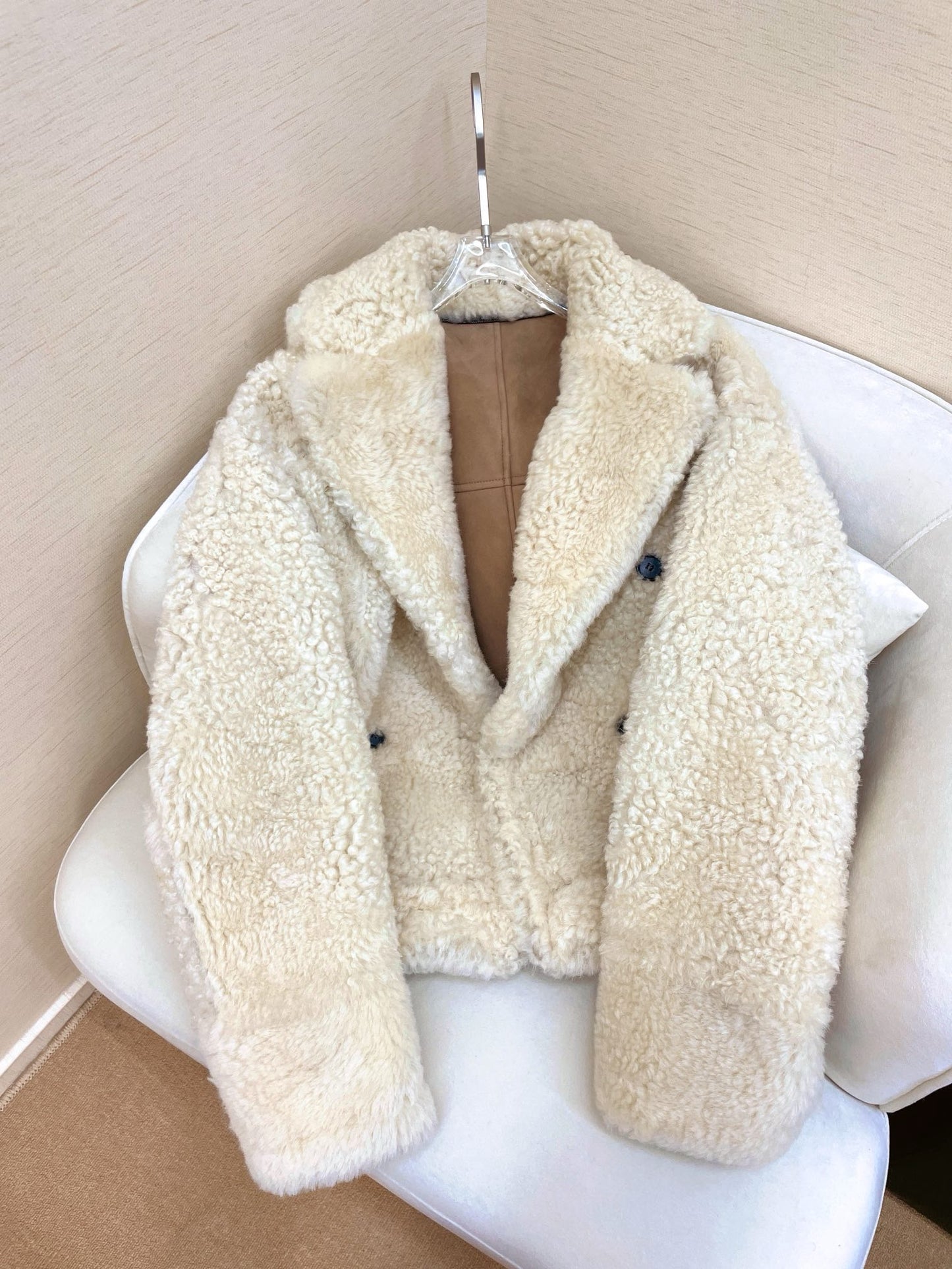 Double-sided sheepskin jacket