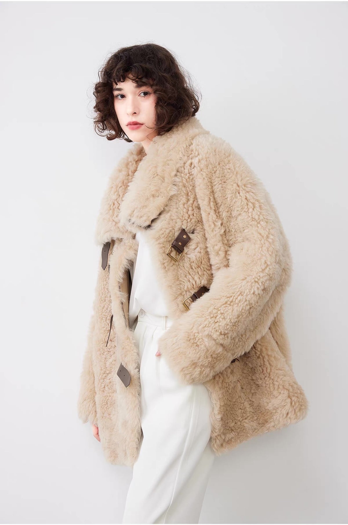 Sheepskin coat