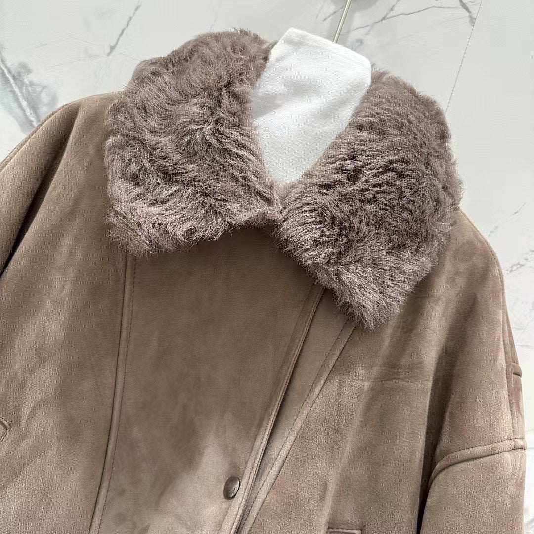 Sheepskin coat