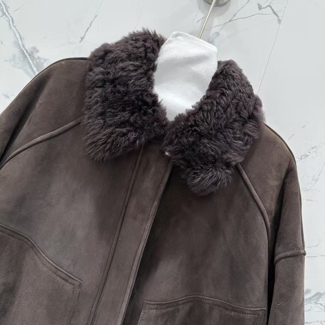 Sheepskin coat