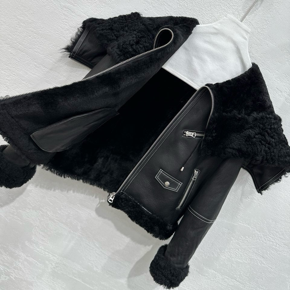 Sheepskin jacket