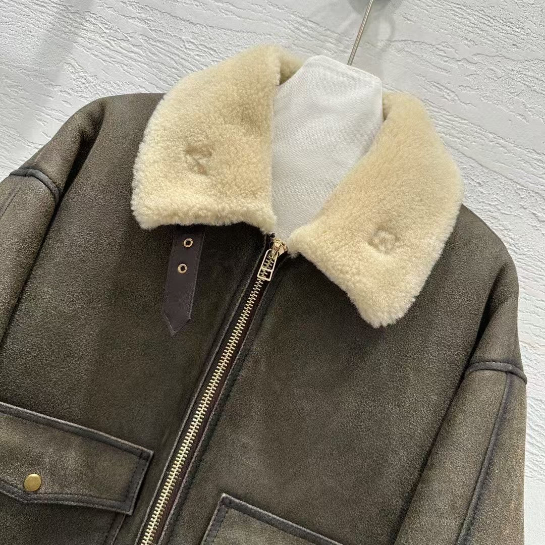 Sheepskin jacket