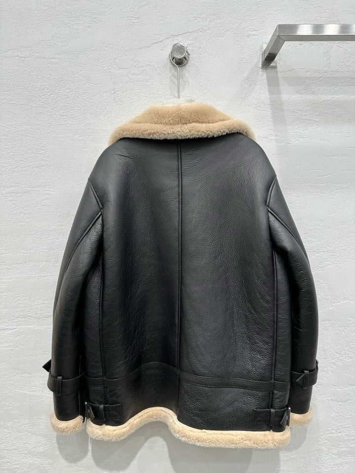 Sheepskin coat