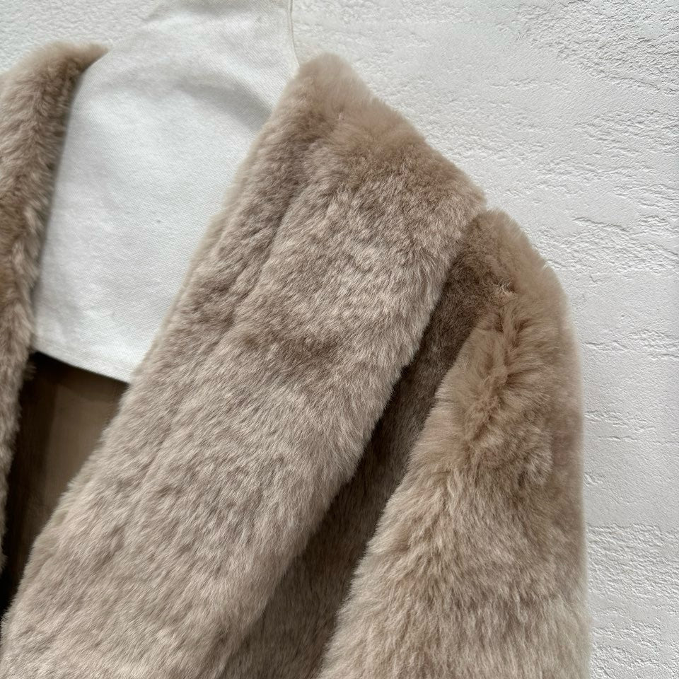 Sheepskin coat