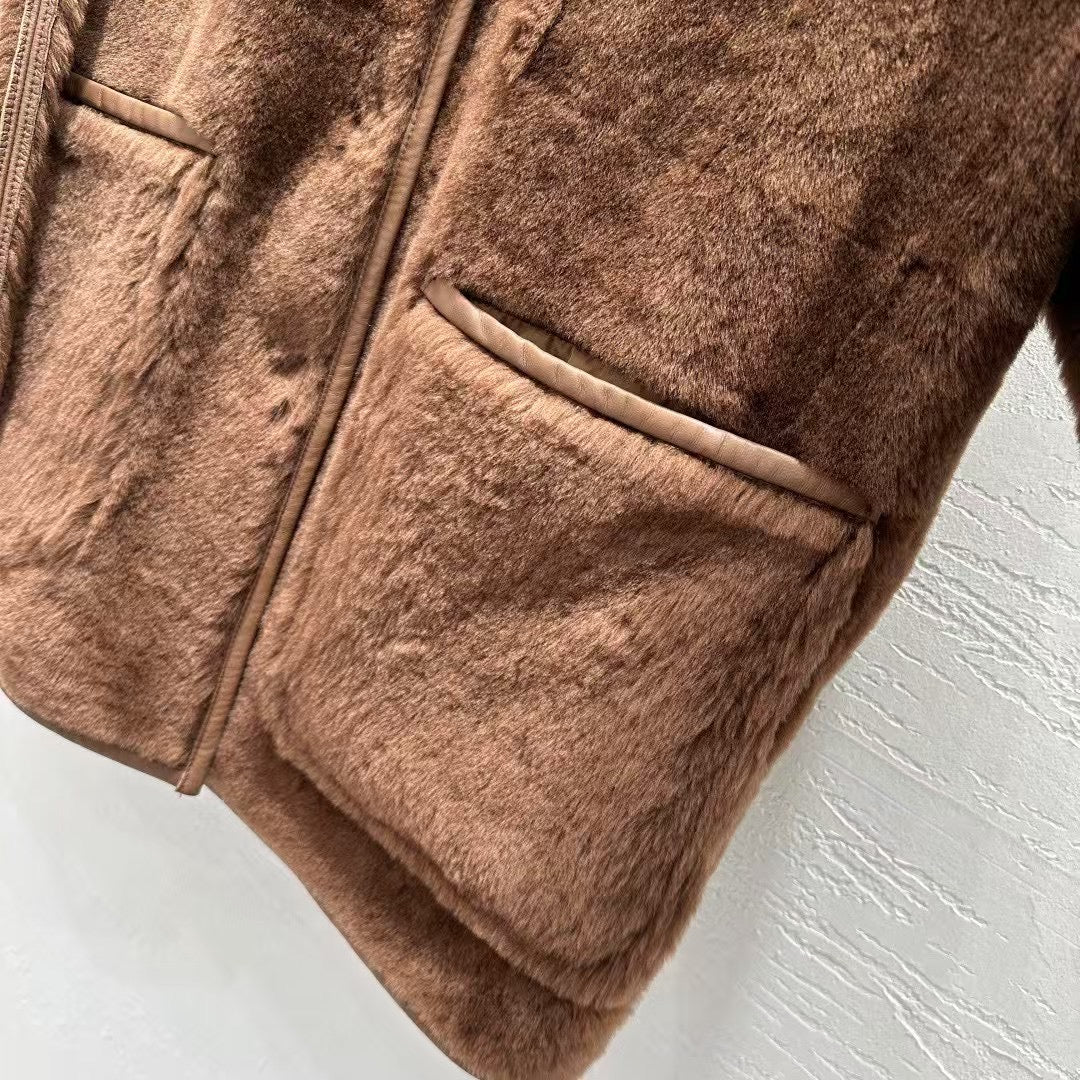 Sheepskin coat (reversible)