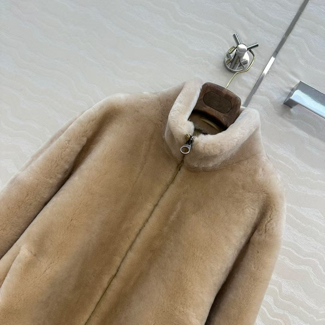 Sheepskin coat