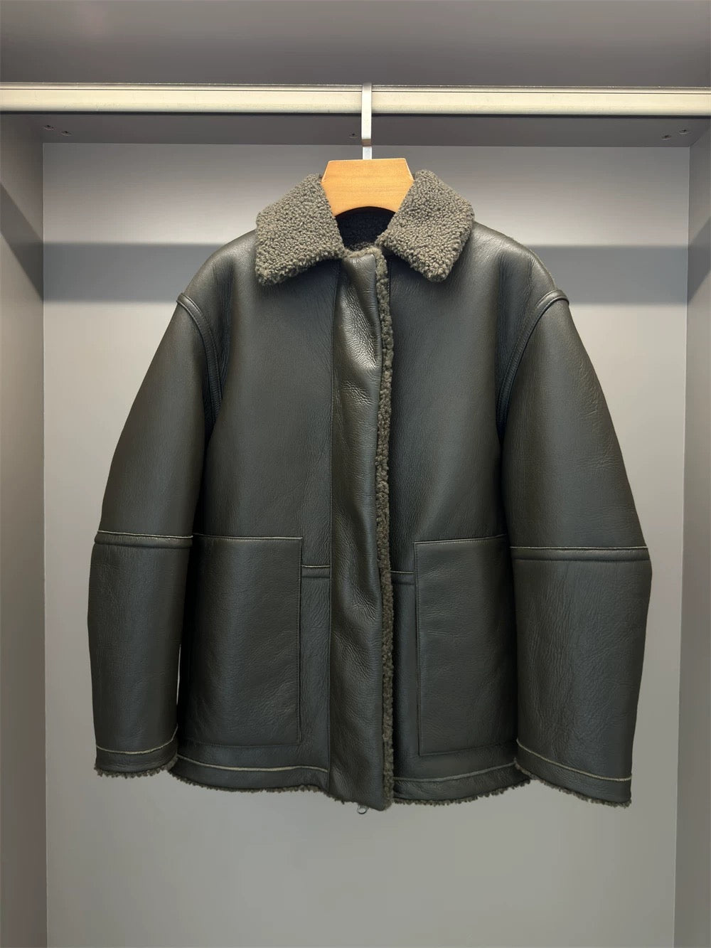 Sheepskin coat