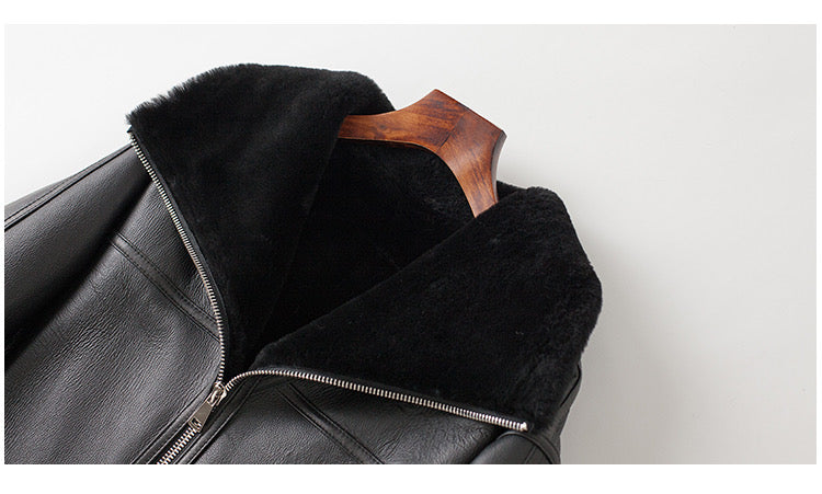 Sheepskin coat