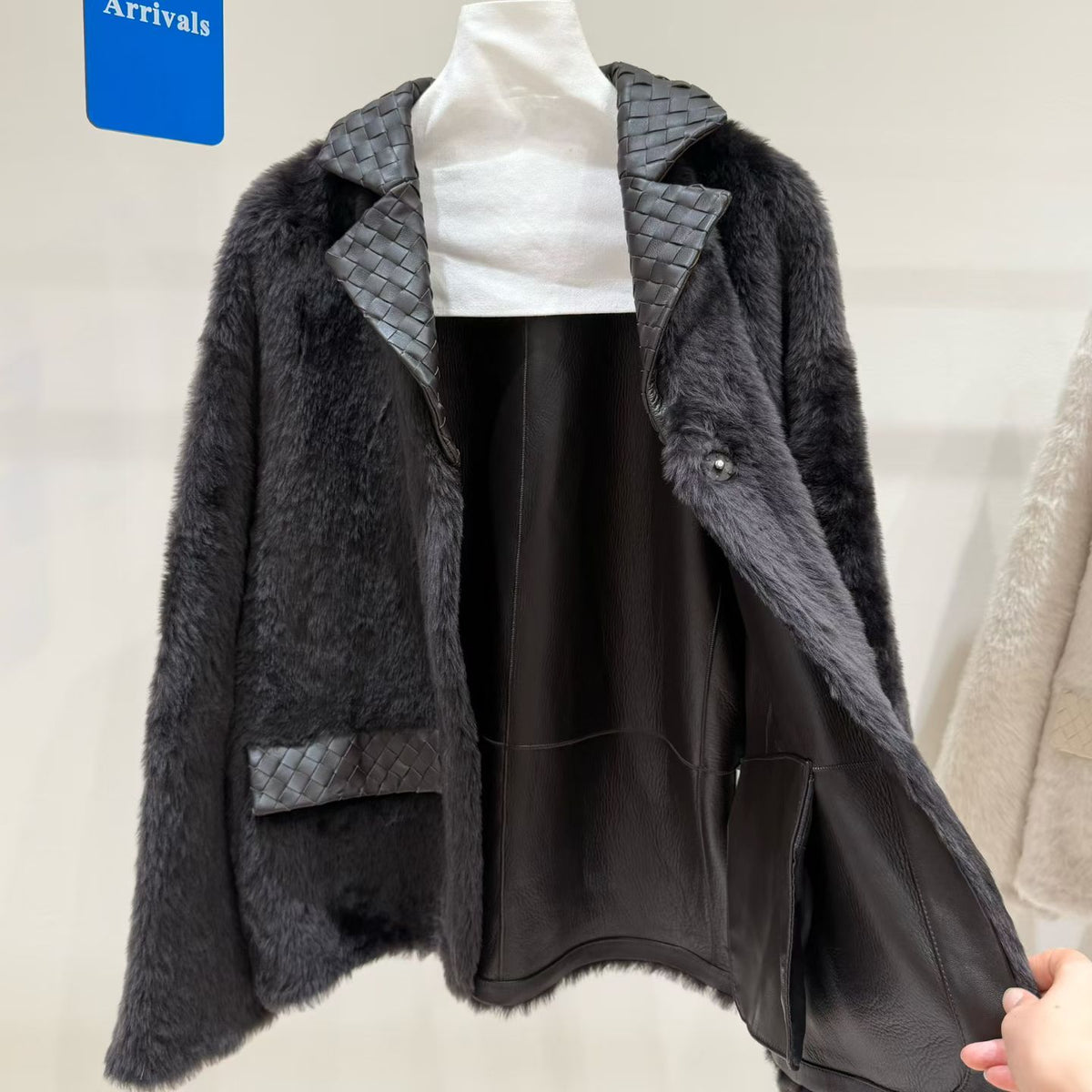 Sheepskin coat