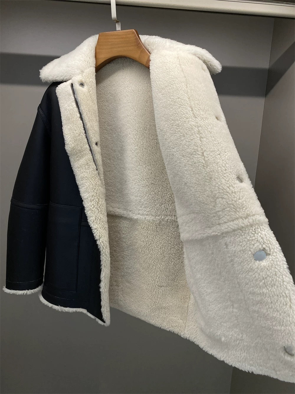 Sheepskin coat