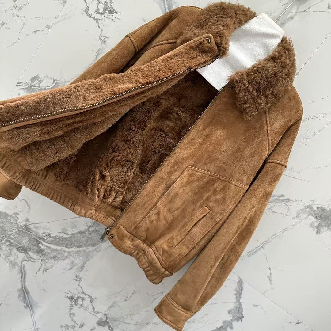 Sheepskin coat