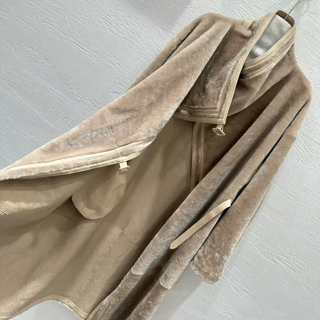 Sheepskin coat