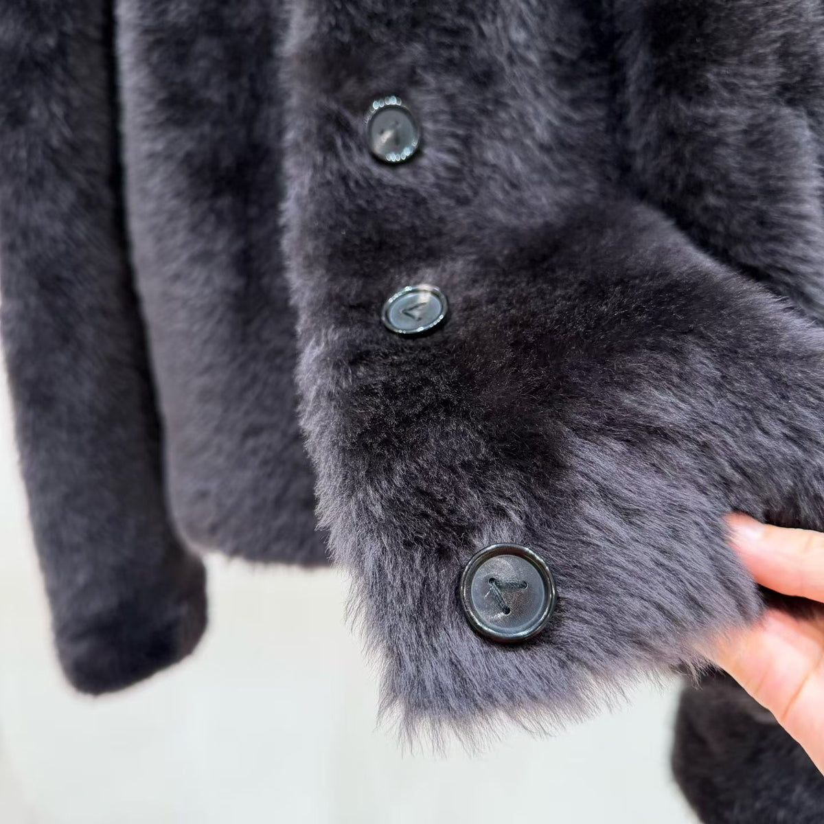 Sheepskin coat
