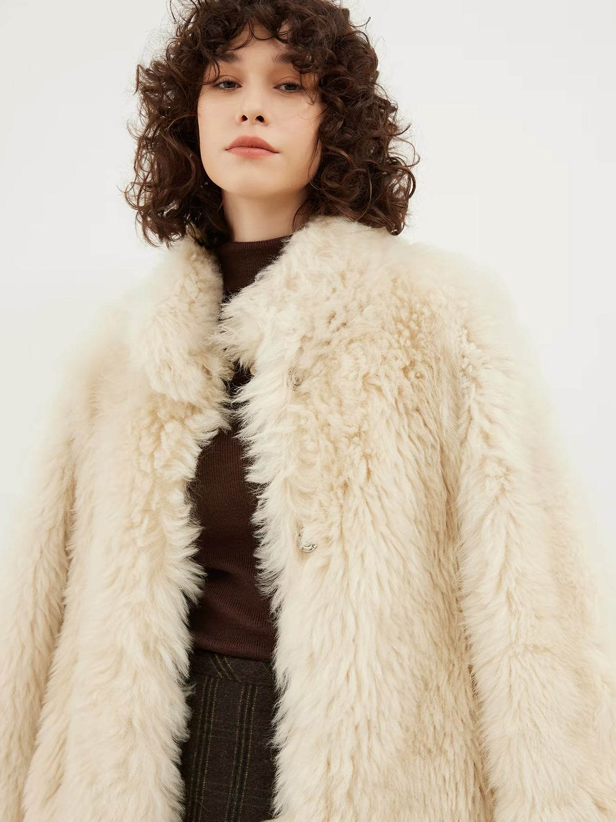 Sheepskin coat