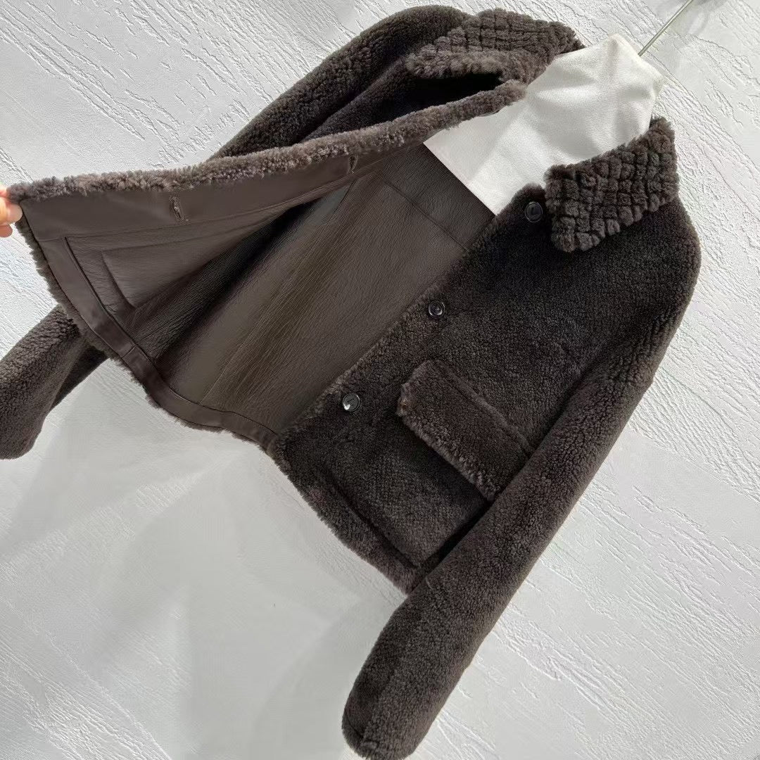 Sheepskin coat