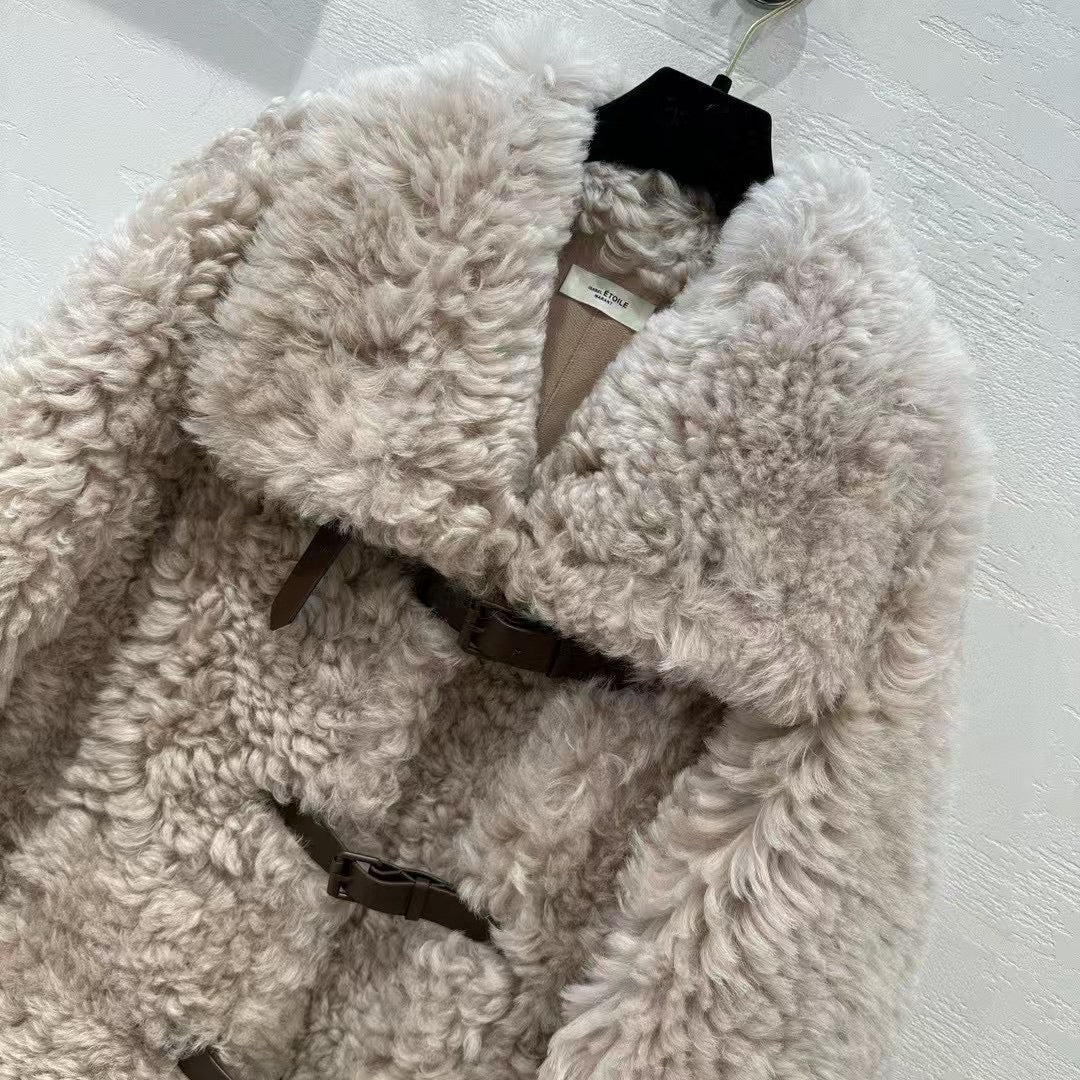 Sheepskin coat