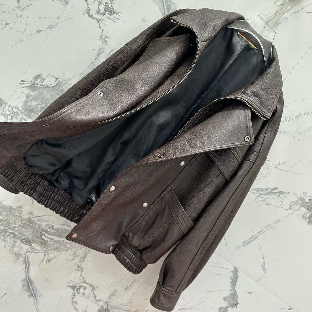 Leather jacket