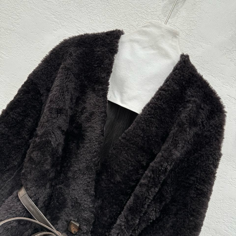 Sheepskin coat