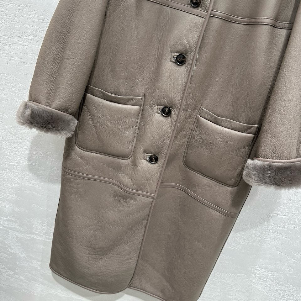 Sheepskin coat