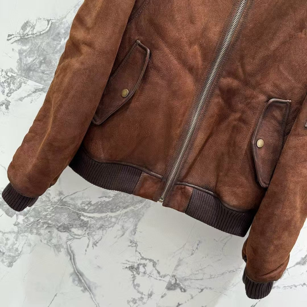 Sheepskin jacket