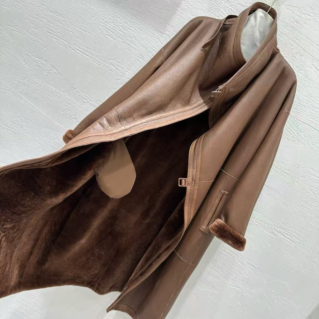 Sheepskin coat