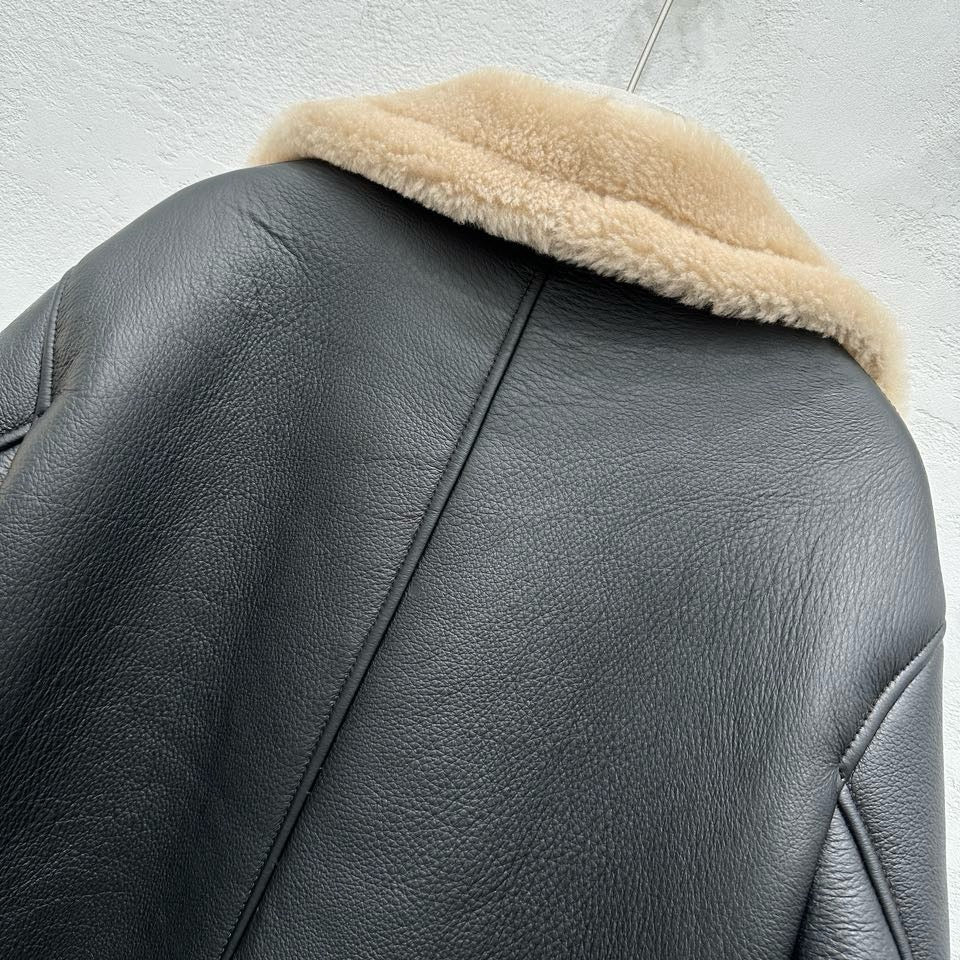 Sheepskin coat