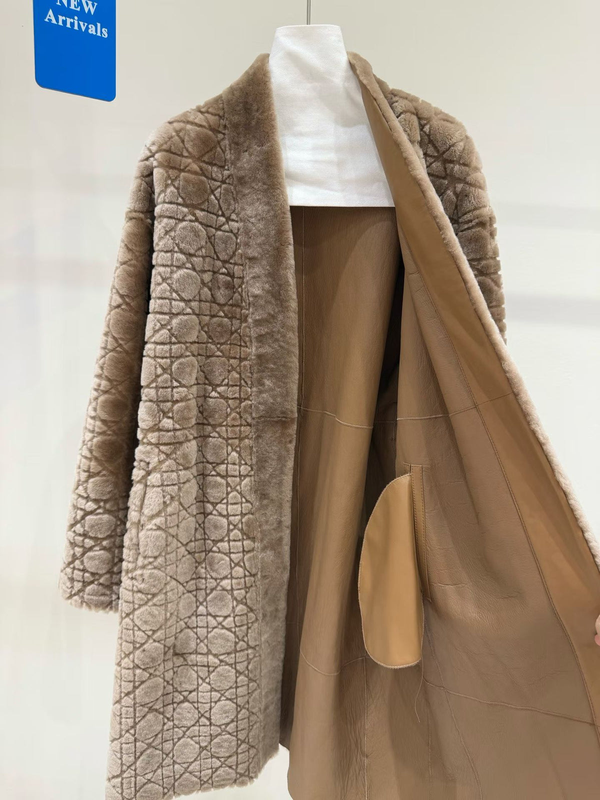 Sheepskin coat