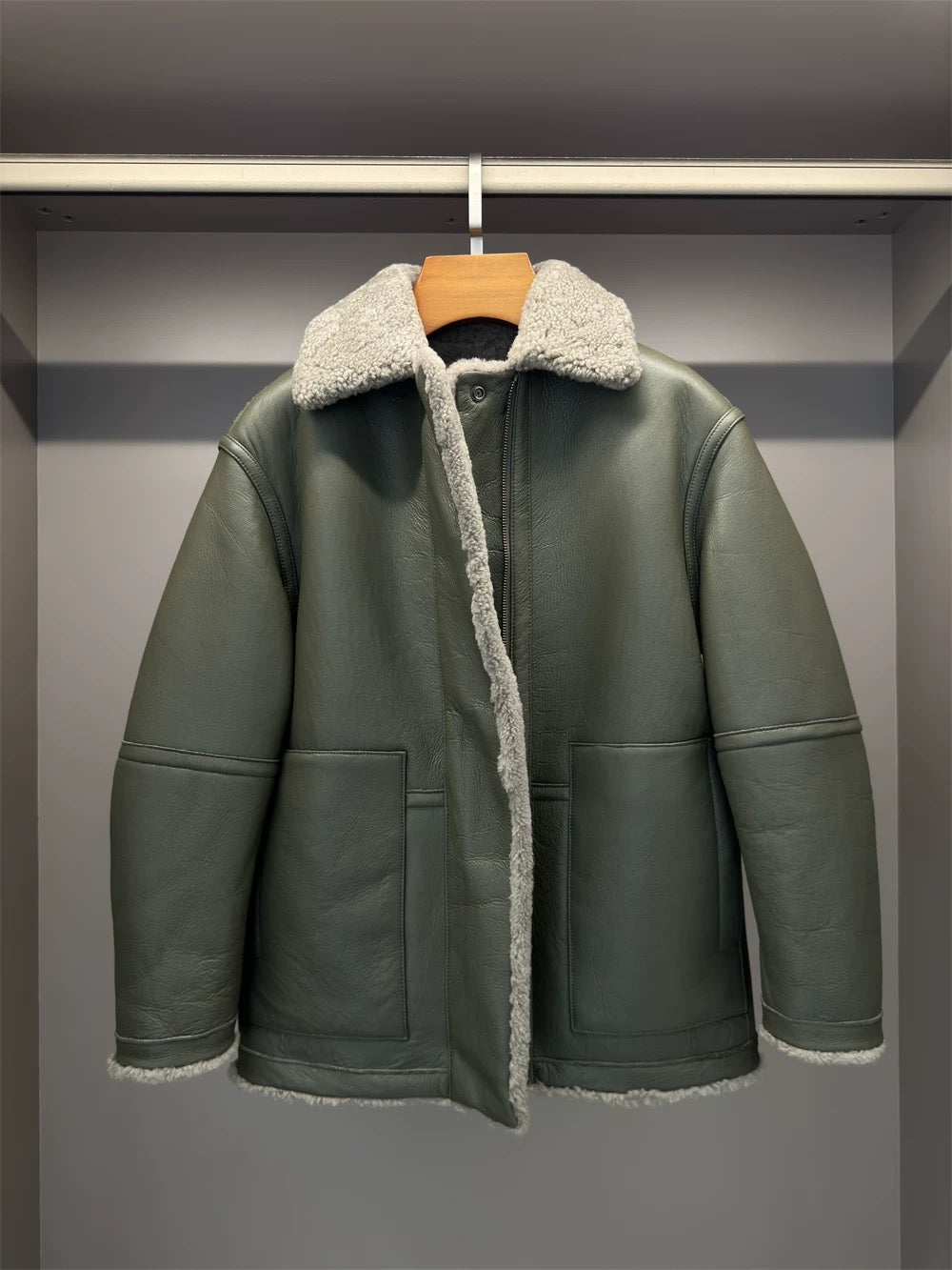 Sheepskin coat