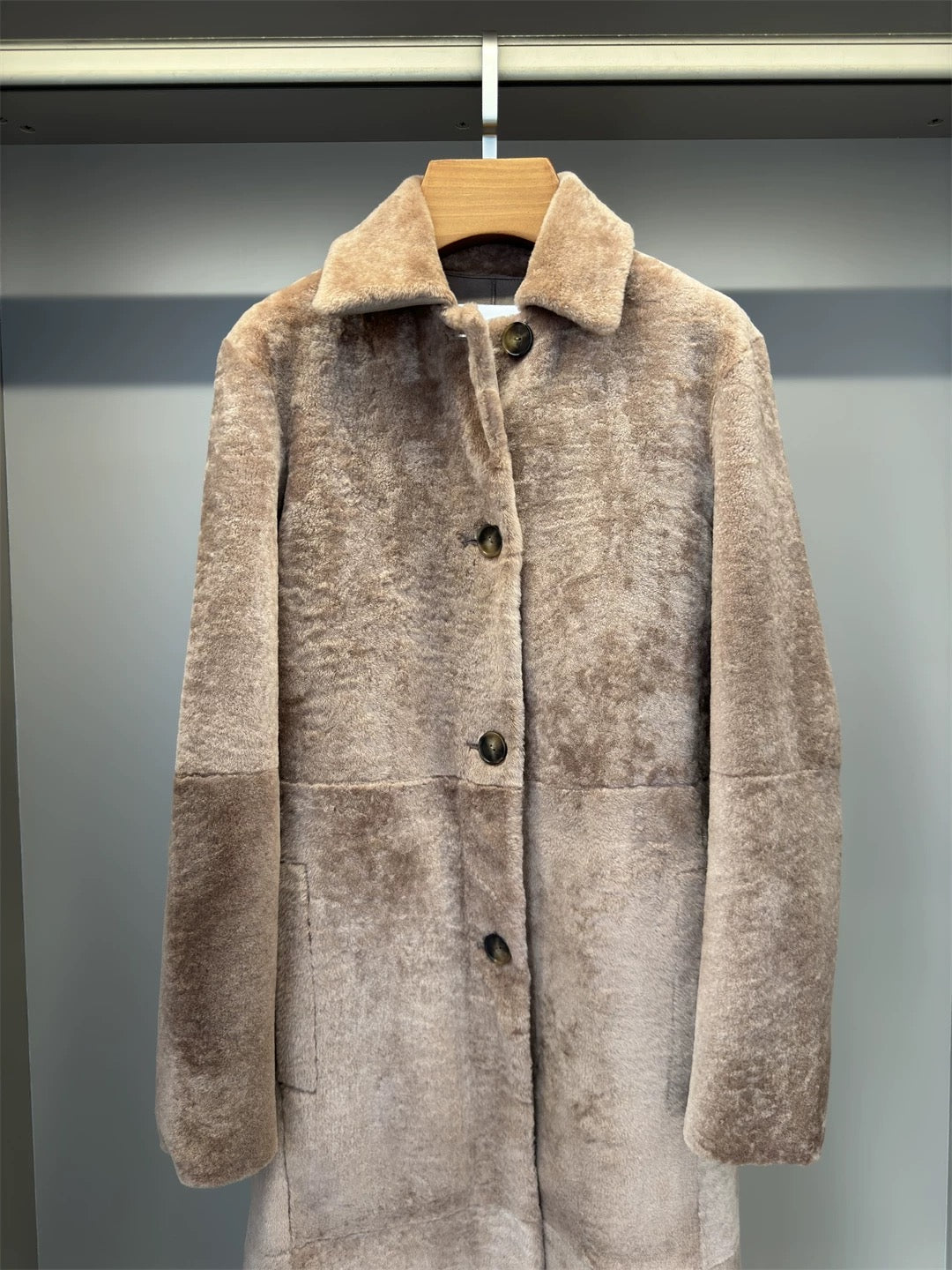 Sheepskin coat