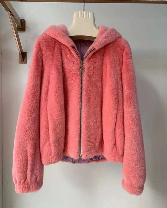 Mink fur jacket