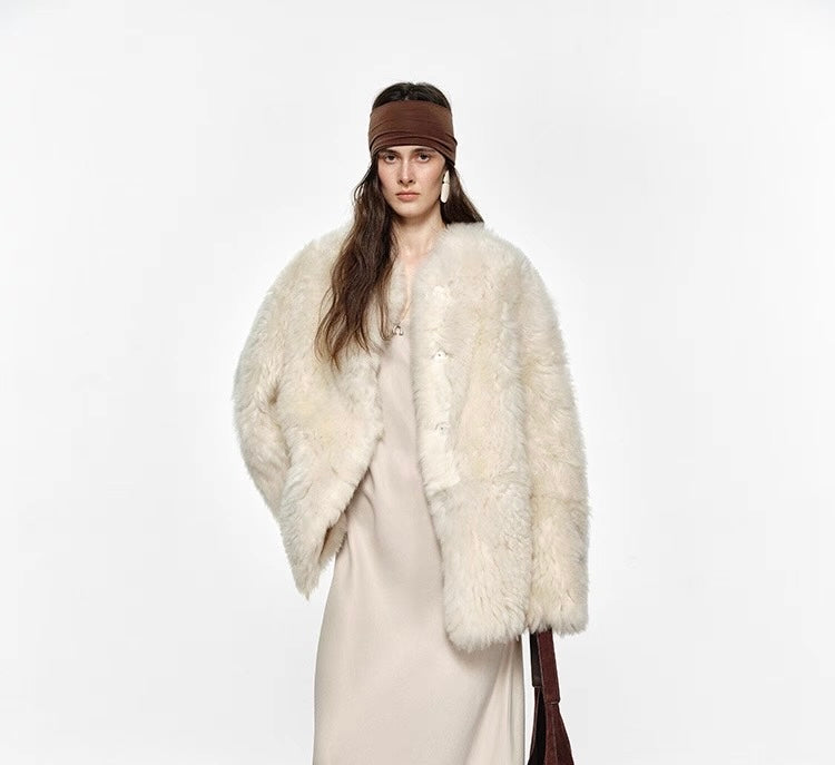 Sheepskin coat