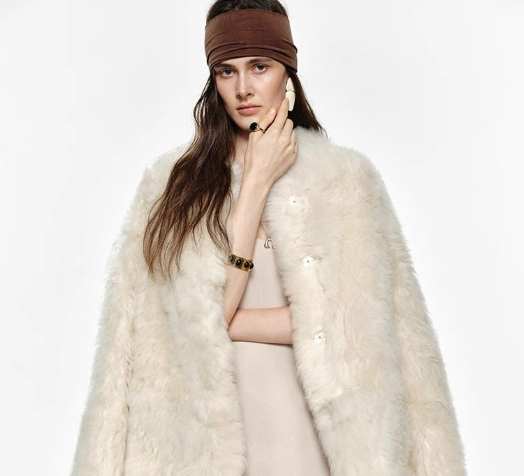 Sheepskin coat