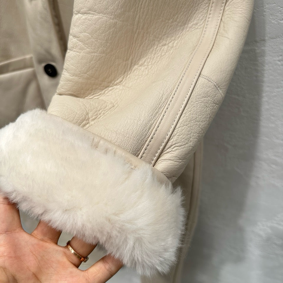 Sheepskin coat