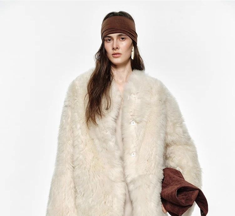 Sheepskin coat