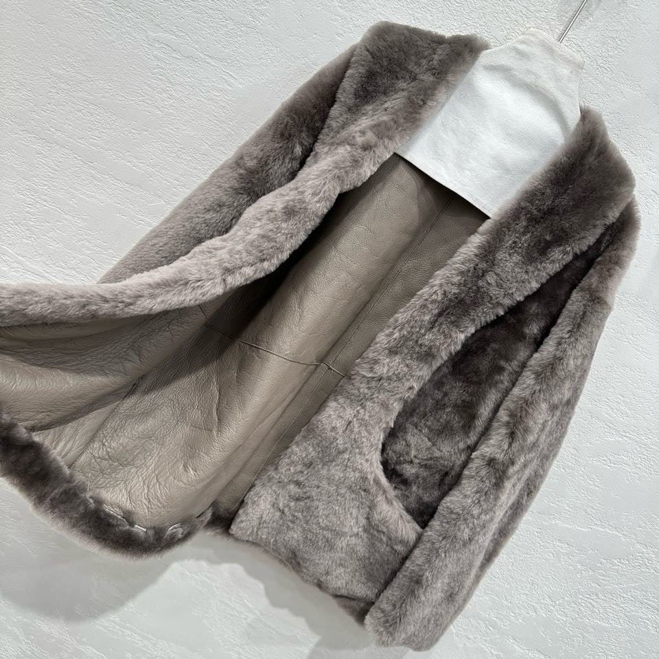 Sheepskin coat