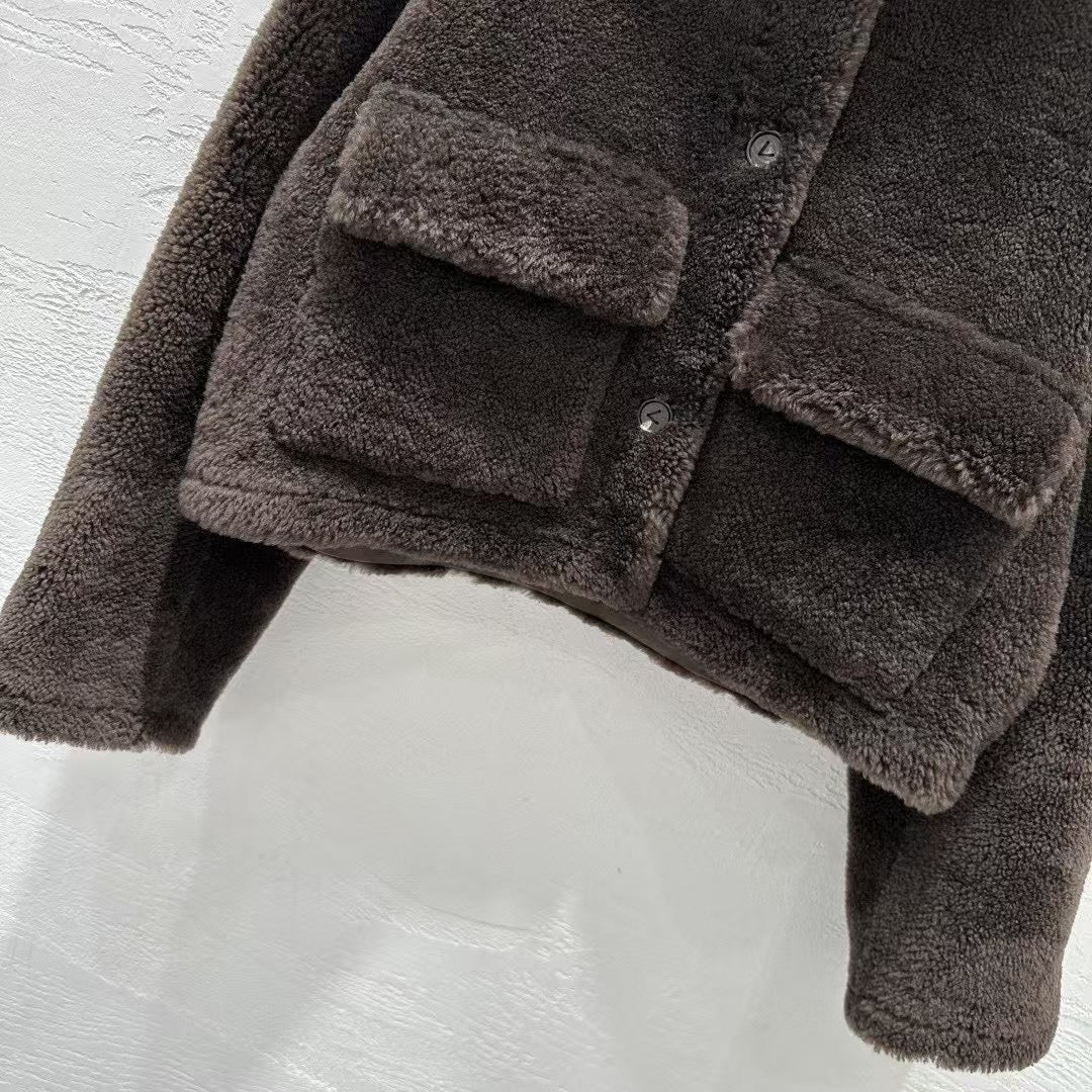 Sheepskin coat