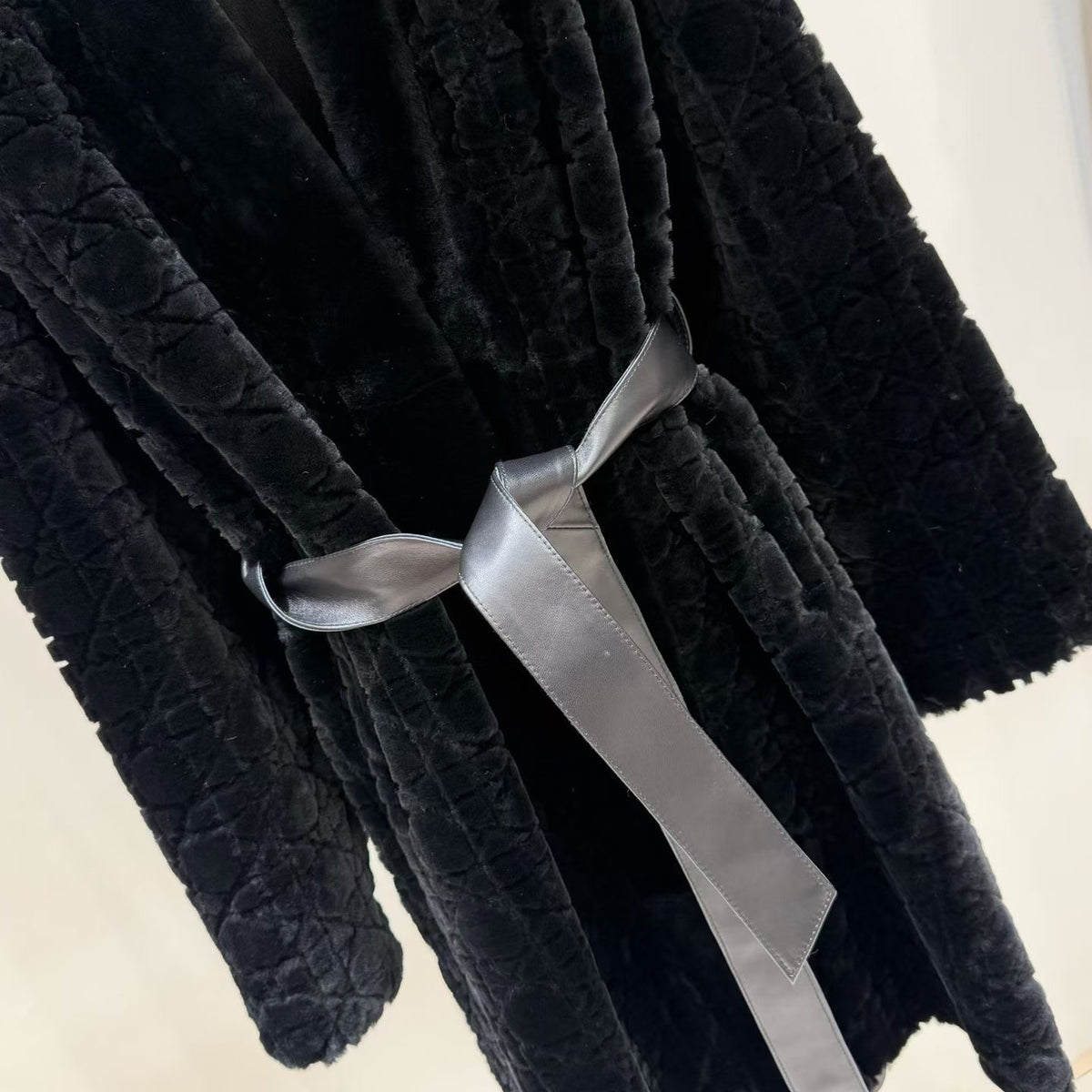 Sheepskin coat