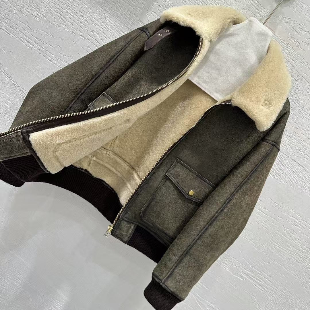 Sheepskin jacket