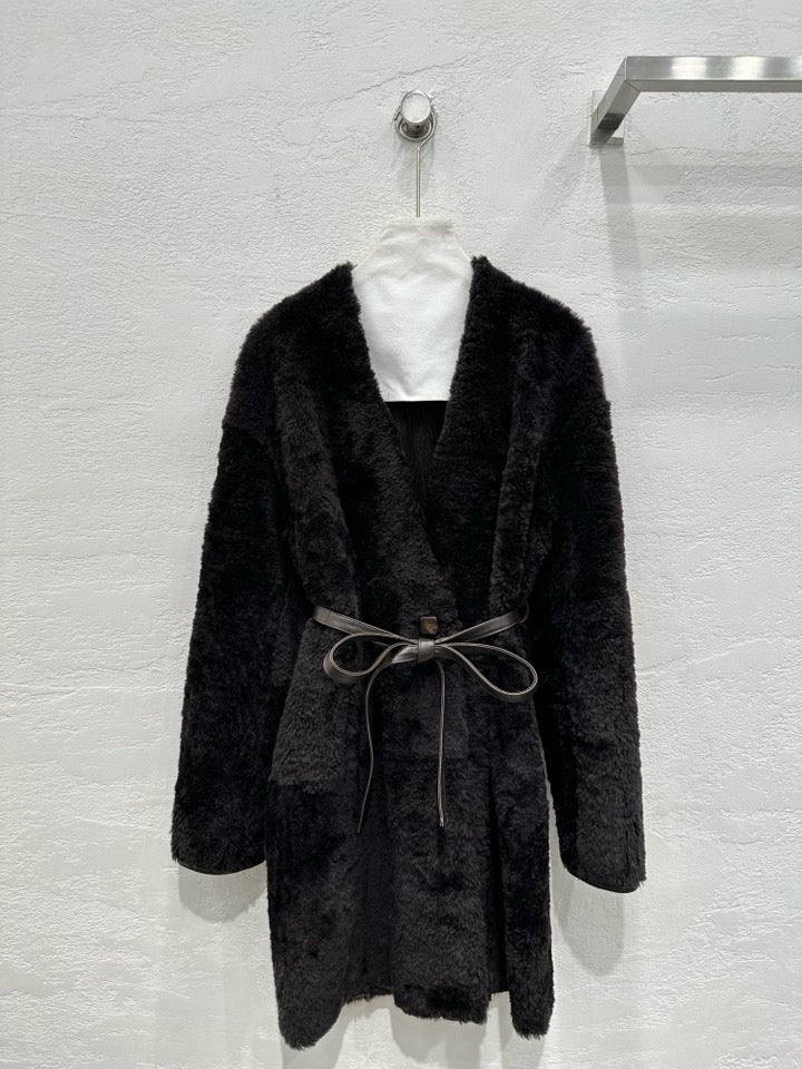 Sheepskin coat