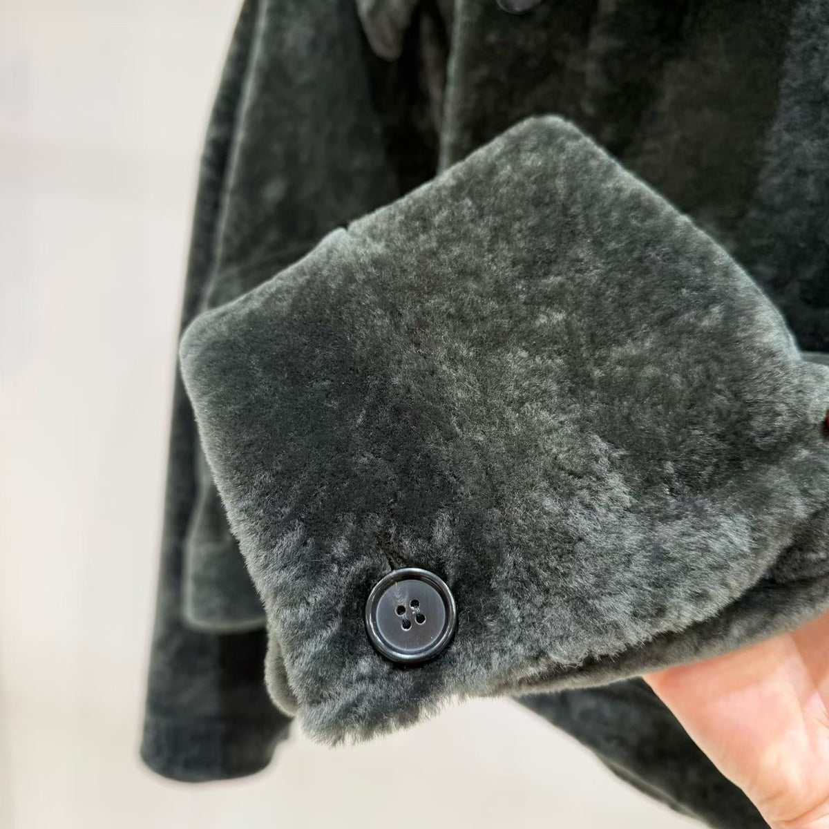 Sheepskin coat