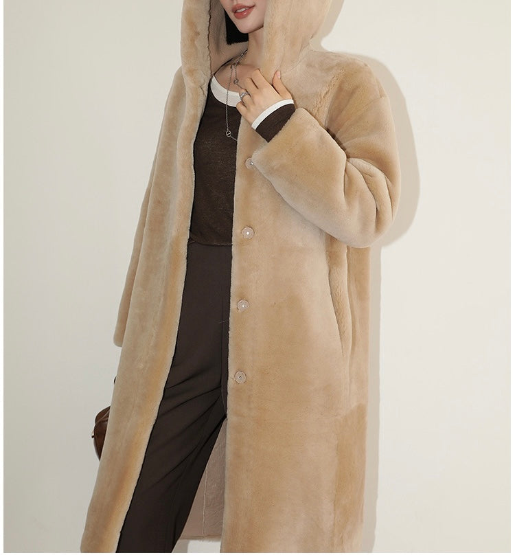 Sheepskin coat