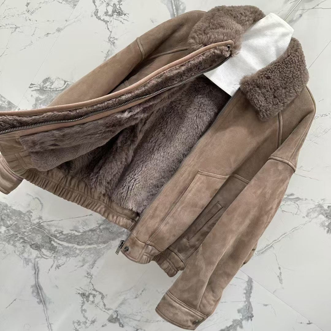 Sheepskin coat