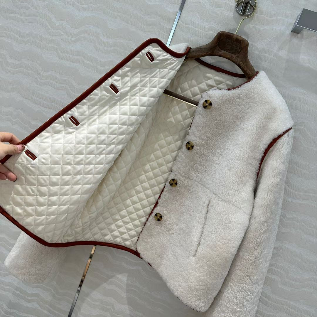 Sheepskin coat