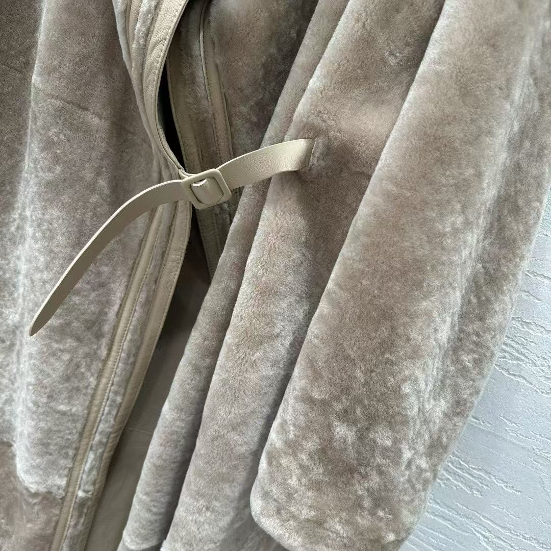 Sheepskin coat
