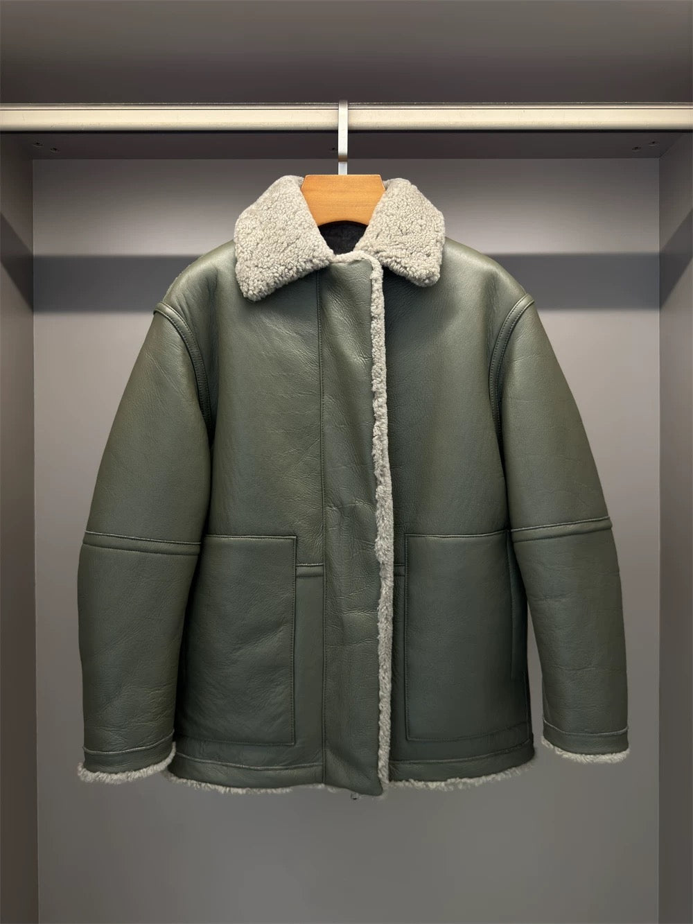 Sheepskin coat