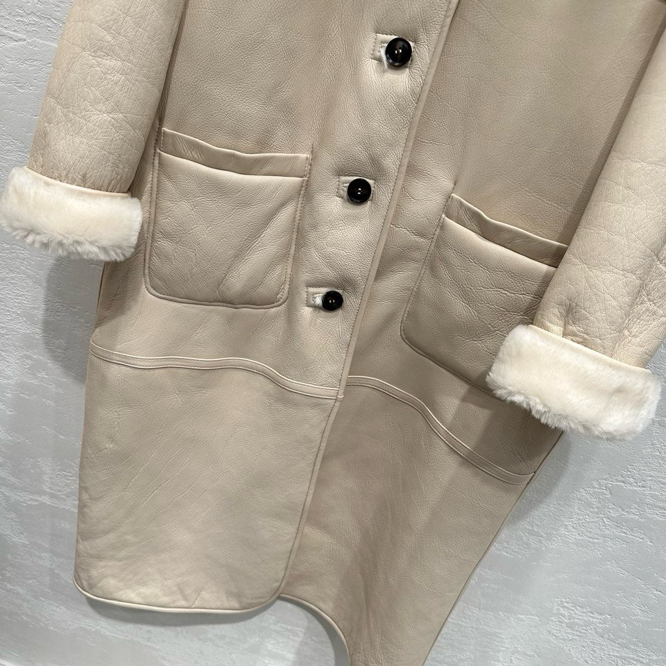 Sheepskin coat