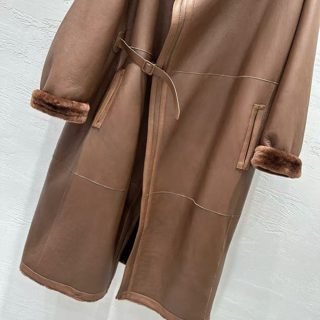 Sheepskin coat
