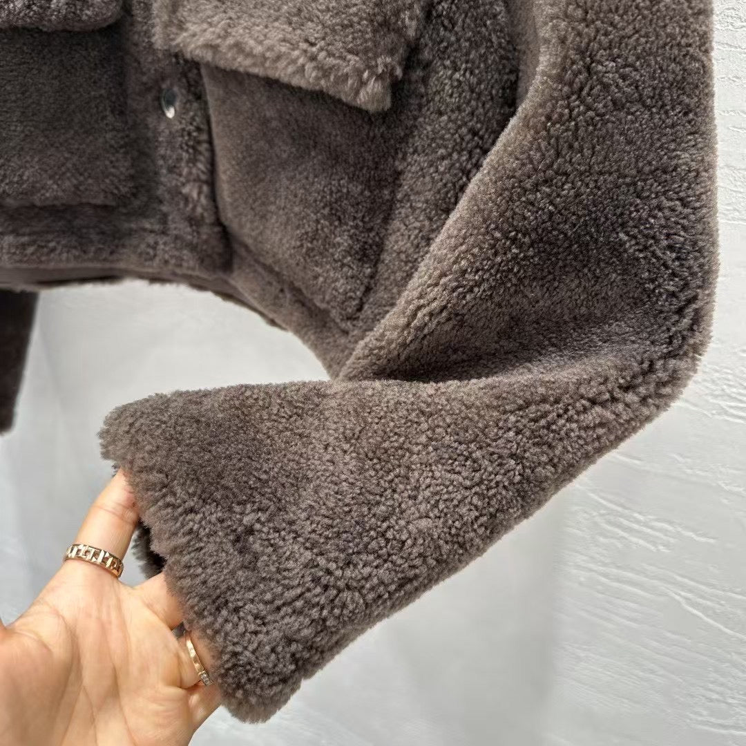 Sheepskin coat